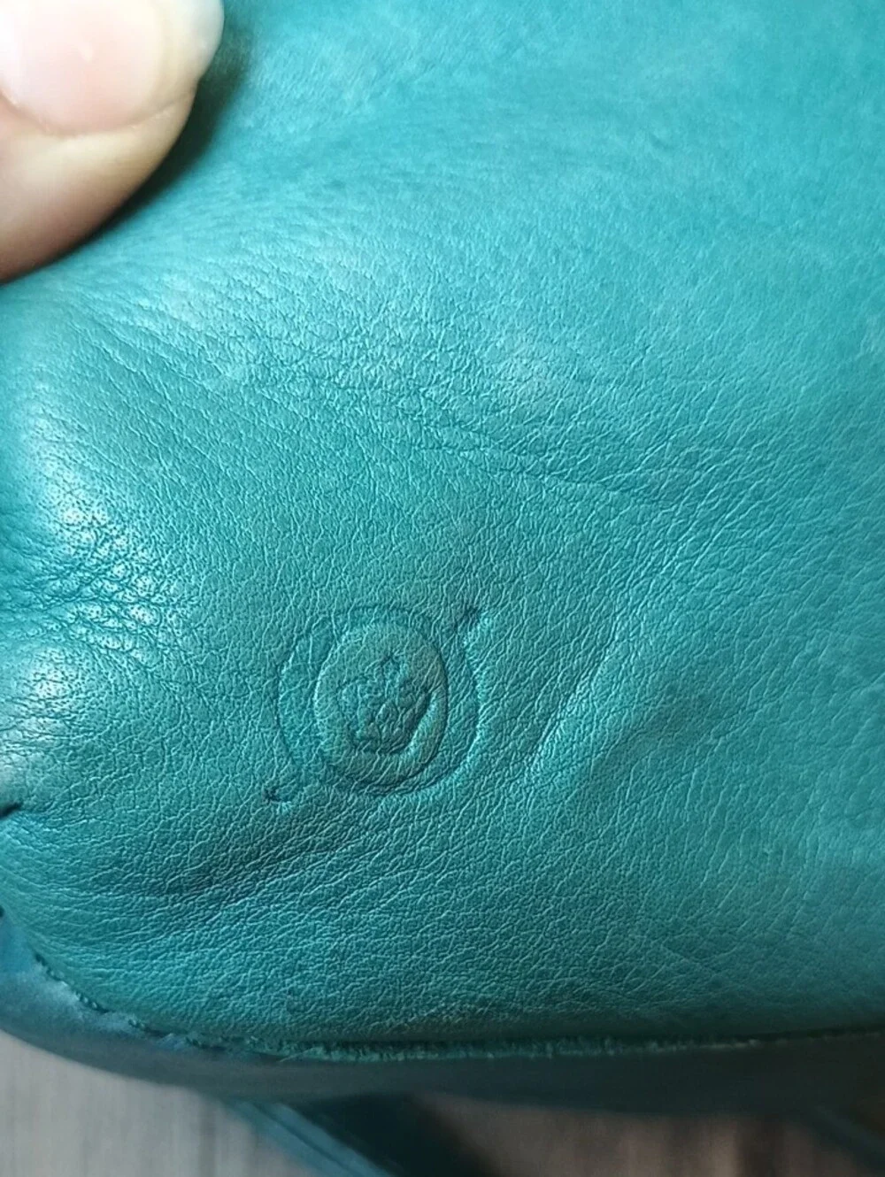 Born Teal Crossbody Leather Bag with Dual Zips - Picture 3 of 14